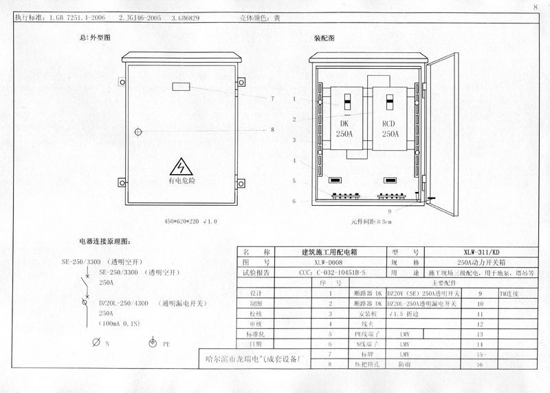 机电的！施工现场临时用电配电箱(机柜)标准化配置图集，只有这一个！
